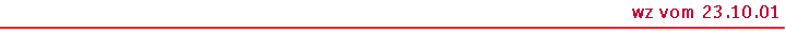 wz vom 23.10.01